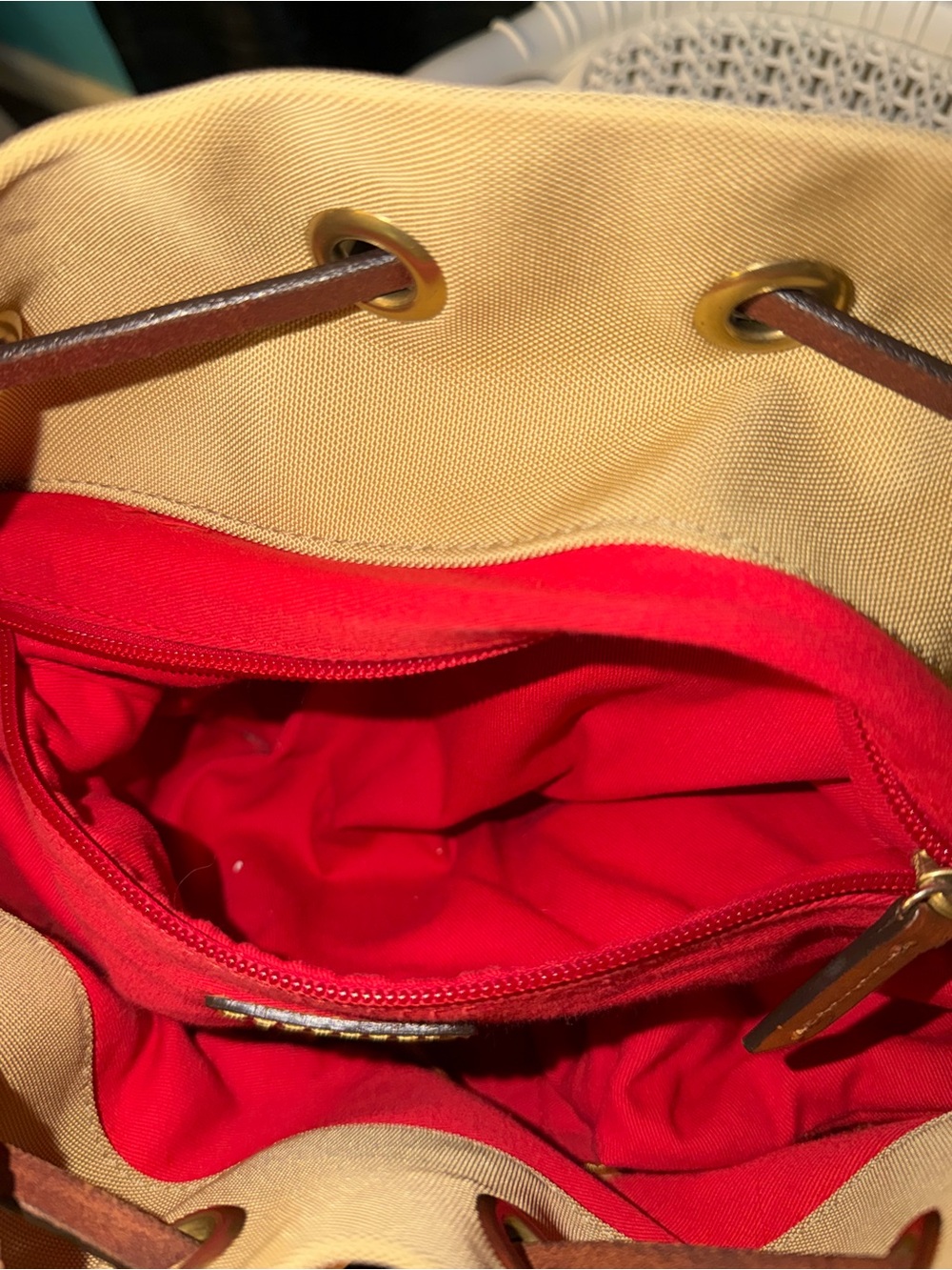 Dooney & Bourke Nylon Drawstring Bucket Bag - Picture 12 of 14